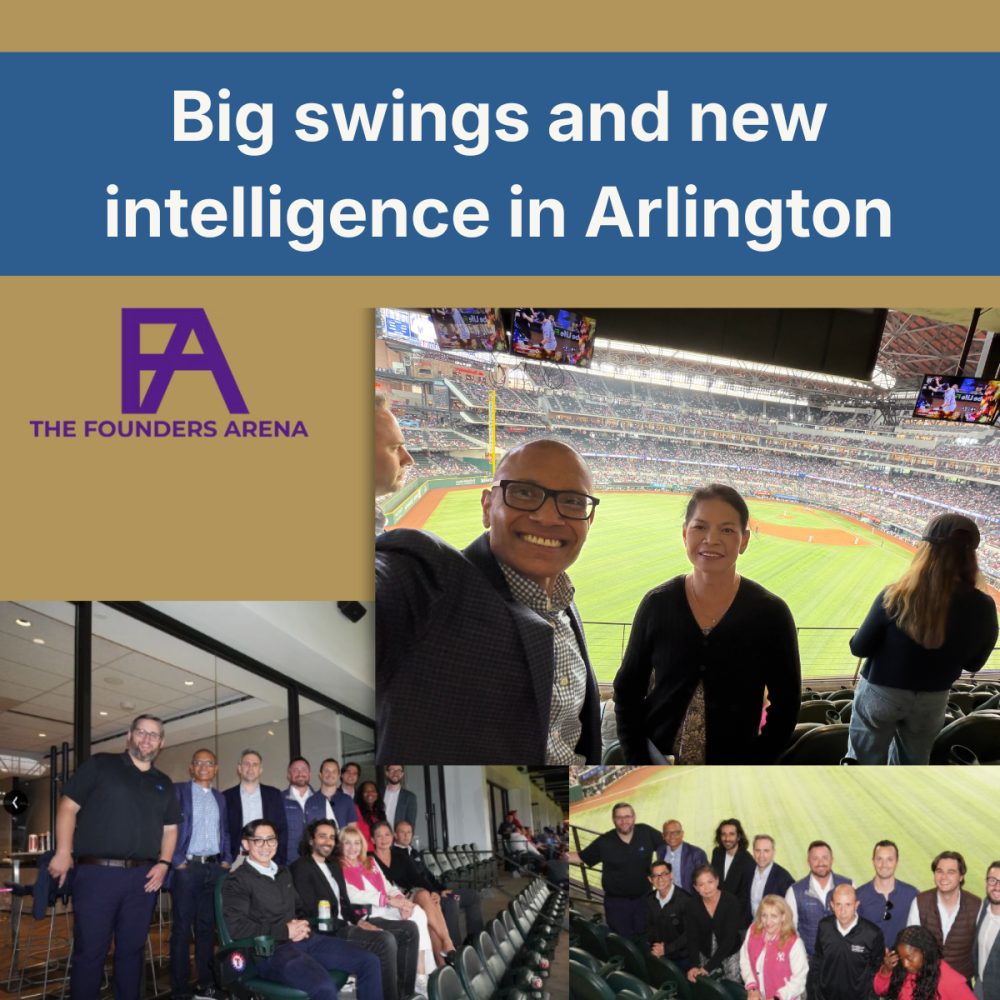 Clarista at The Founders Arena WealthTech accelerator kickoff in Arlington, Texas